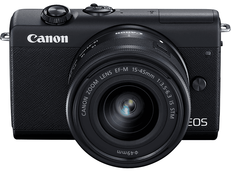 CANON EOS M200 BK M15-45 Aynasız Fotoğraf Makinesi Siyah Fiyat