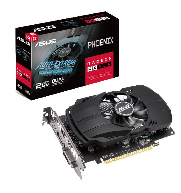 ASUS PH-RX550-2G-EVO (AMD, Grafikkarte)