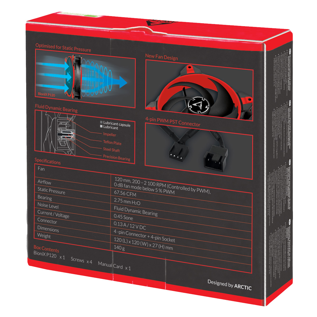 ARCTIC BioniX P120 Gehäuselüfter