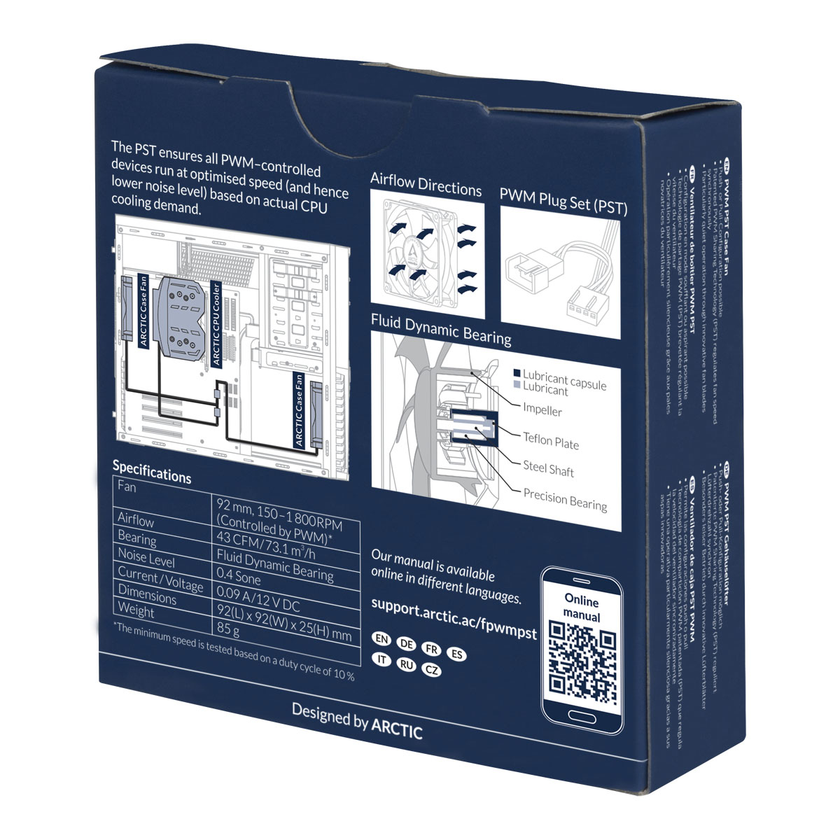 ARCTIC F9 PWM PST Gehäuselüfter