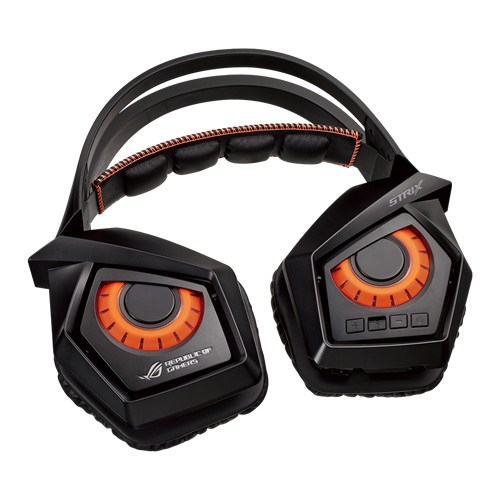 ASUS ROG Strix Wireless, Over-ear Gaming Headset Schwarz/Rot