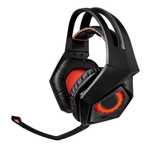 ASUS ROG Strix Wireless, Over-ear Gaming Headset Schwarz/Rot