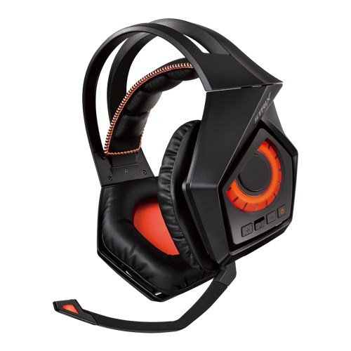 ASUS ROG Strix Wireless, Over-ear Gaming Headset Schwarz/Rot