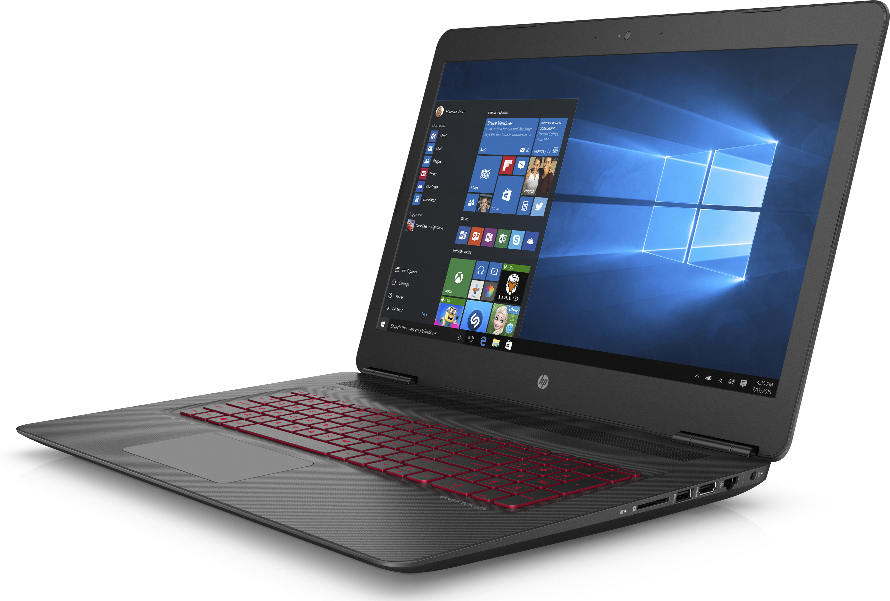HP OMEN by HP 17-w104ng - 17,3 Zoll - Intel® Core™ i7 i7-6700HQ - 16 GB - 1 TB - NVIDIA GeForce® GTX 1070 - Windows 10 Home (64 Bit)