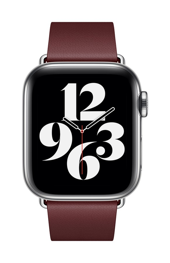 Apple Watch Correa con hebilla moderna, 40mm, Talla M, Granate