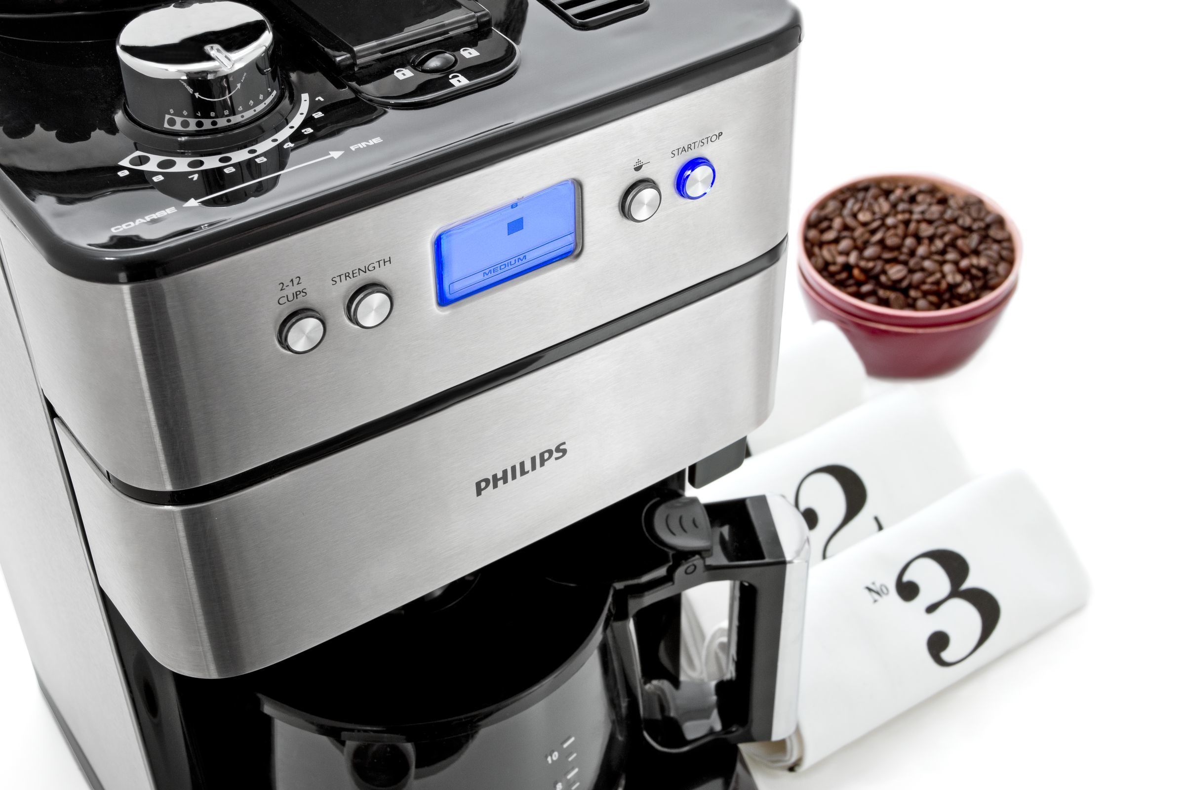 PHILIPS HD7751/00 Kaffeemaschine Edelstahl
