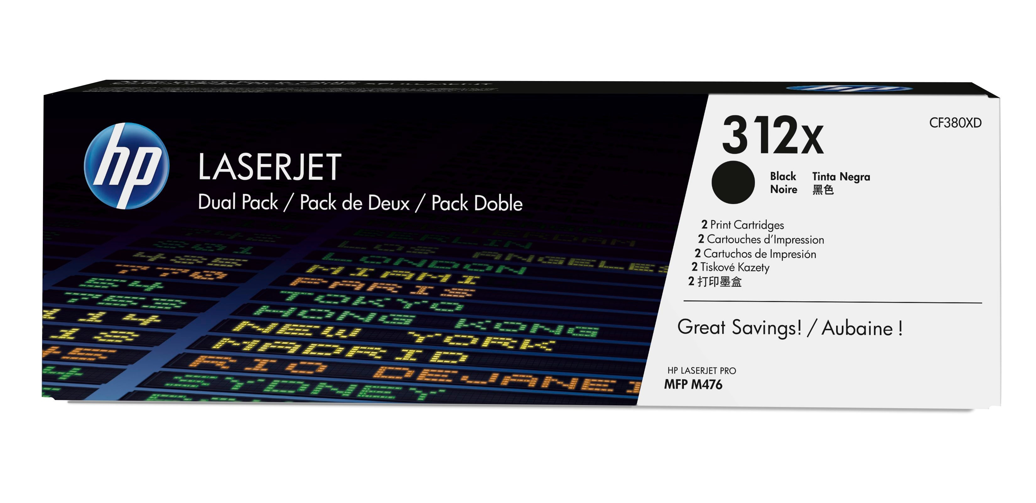 HP 312X Toner Schwarz (CF380XD)