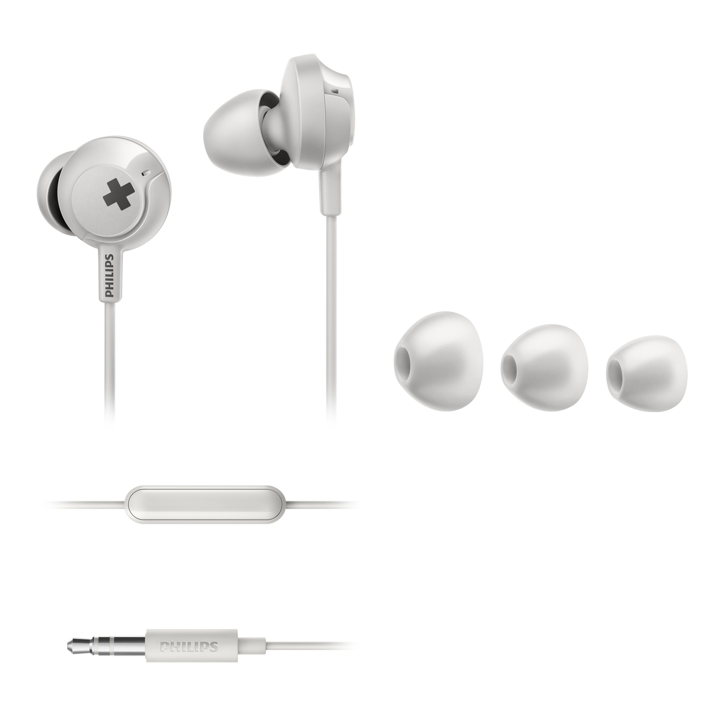 PHILIPS SHE4305WT/00, In-ear Kopfhörer Weiß