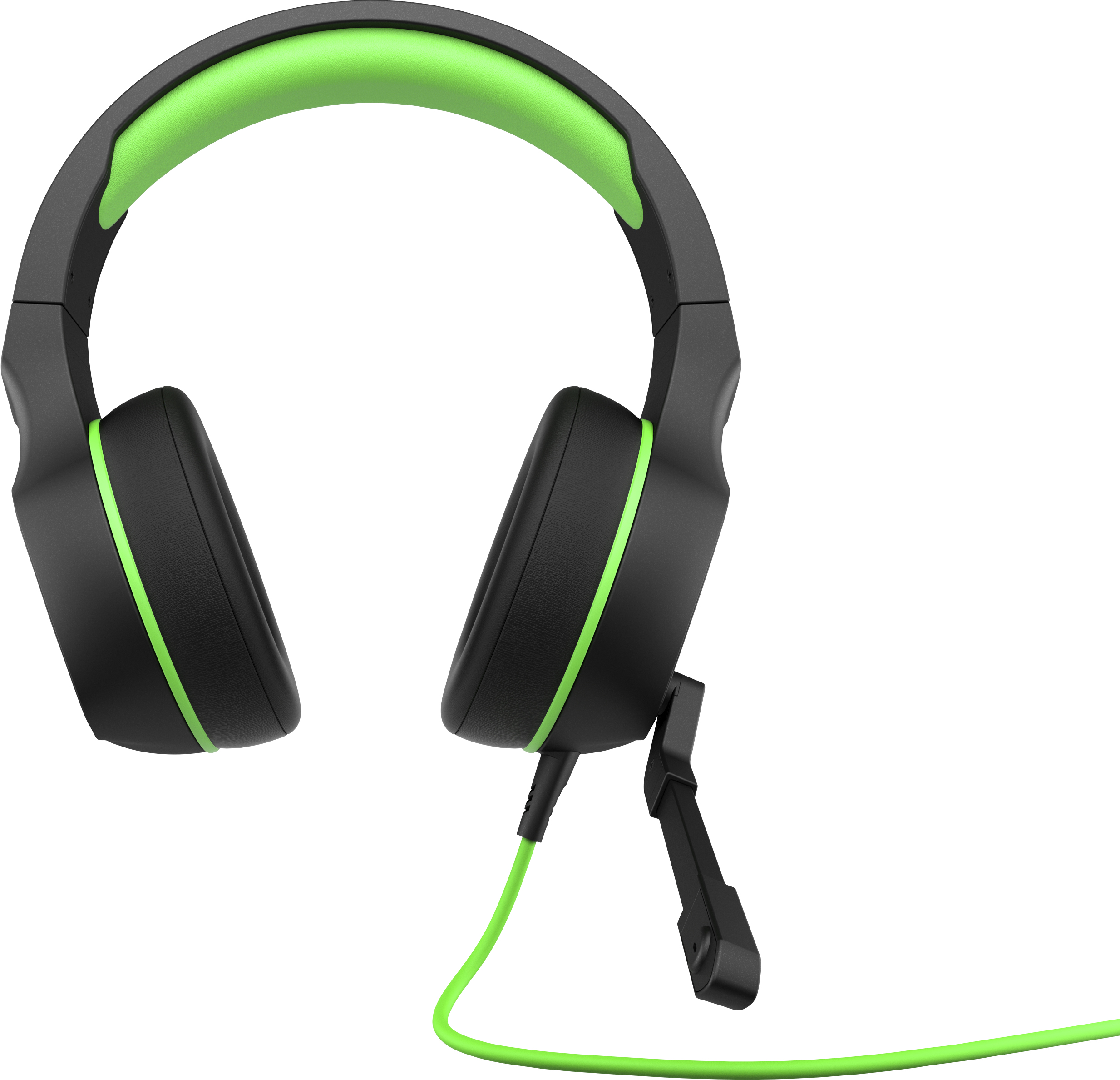 Auriculares Gaming Y cable hp pavilion 400 headset compatible consolas xbox ps verde negro sonido controles integrados en el conector de 3.5 mm talla pcps4ps5xboxswitchmovil