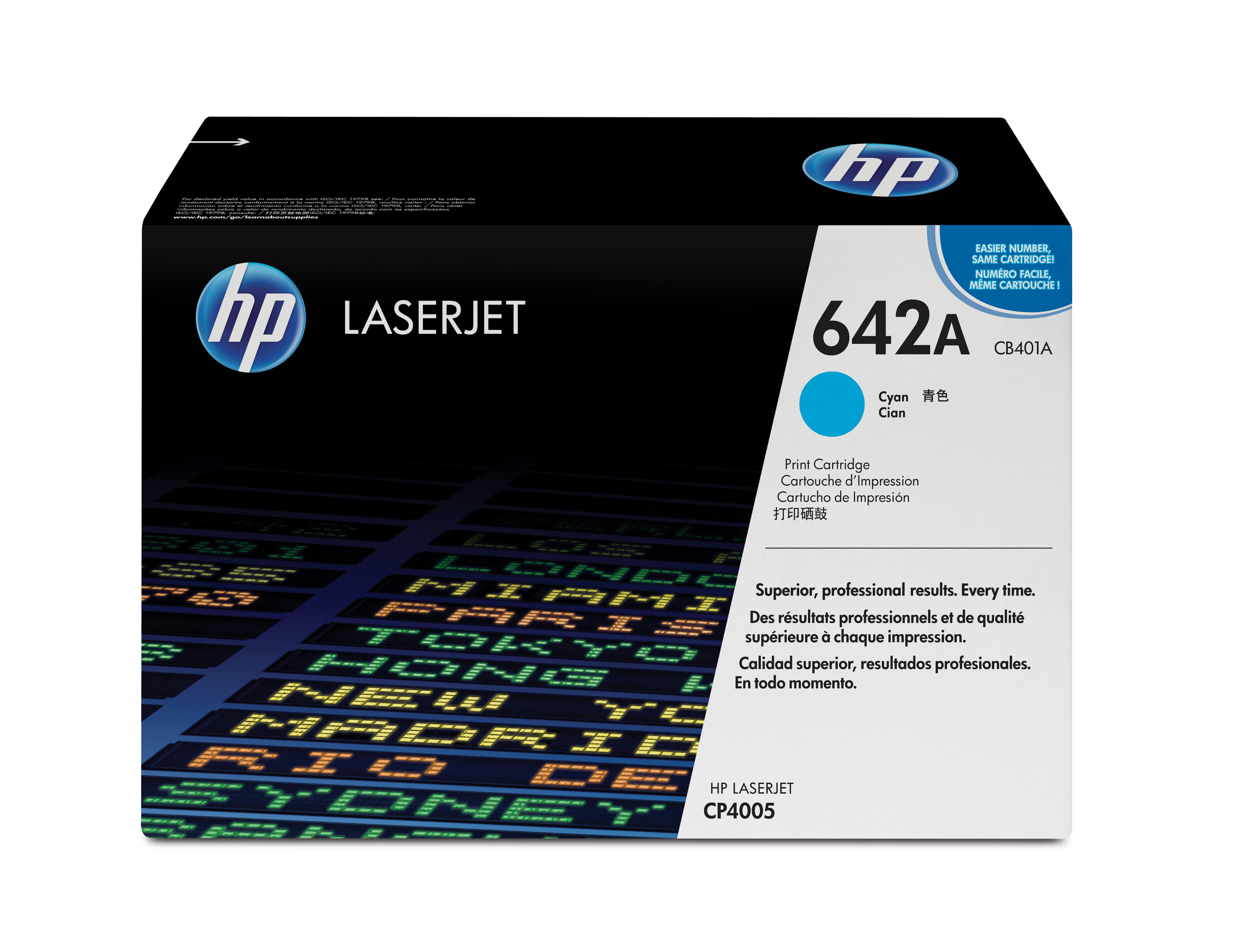 Tóner - HP 642A LaserJet, Cian, CB401A