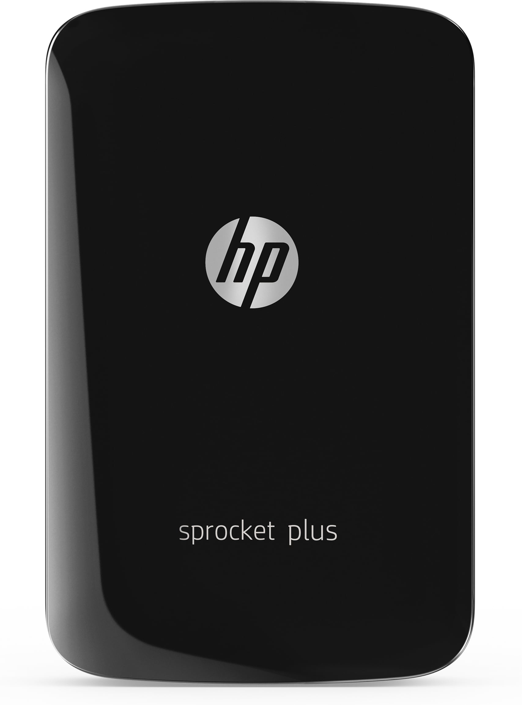 Impresora fotográfica - HP Sprocket Plus, Bluetooth, ZINK, Impresión sin tinta, Compacta, Negro