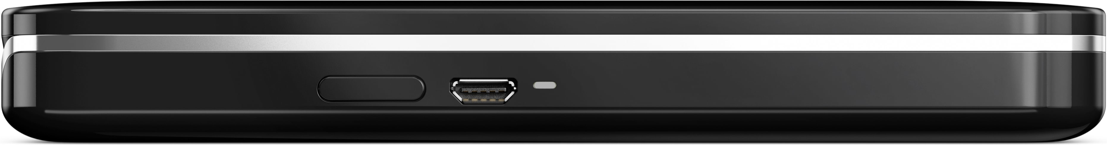 Impresora fotográfica - HP Sprocket Plus, Bluetooth, ZINK, Impresión sin tinta, Compacta, Negro