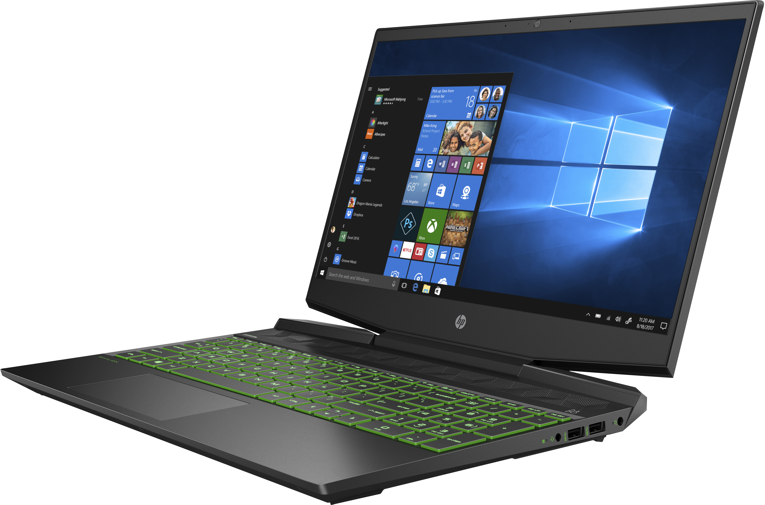 HP 6ZH62EA Pavilion/i5-9300H/16GB/512GB-SSD/GTX1650/15.6" Gaming Laptop Siyah