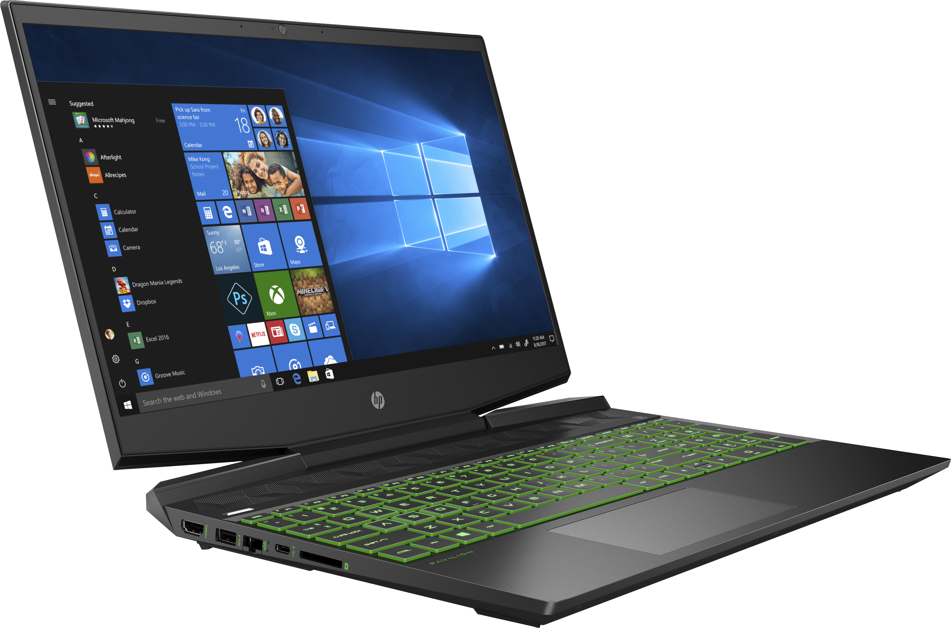HP 6ZH62EA Pavilion/i5-9300H/16GB/512GB-SSD/GTX1650/15.6" Gaming Laptop Siyah