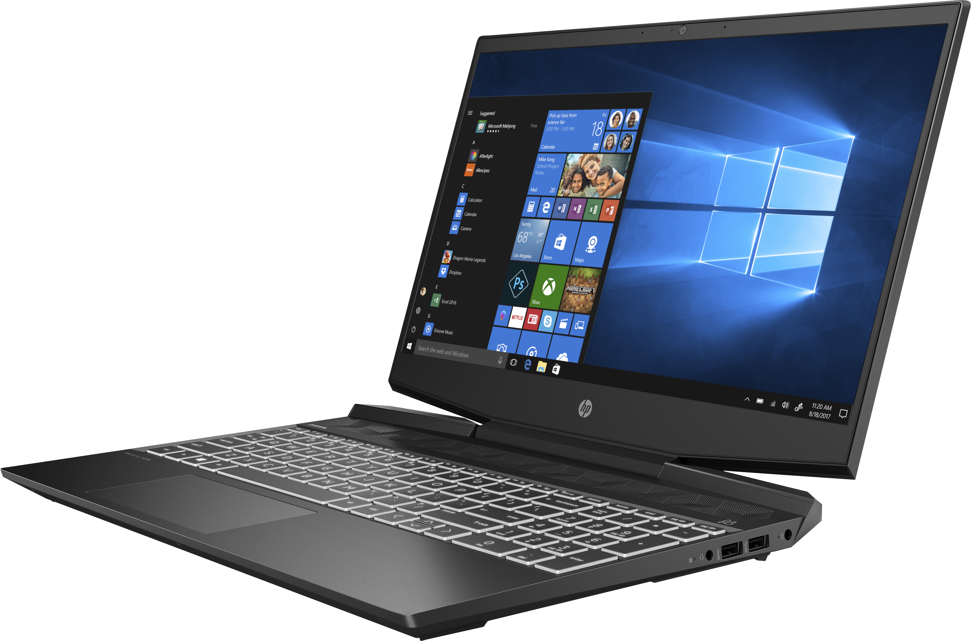 HP 9EZ05EA Pavilion 15.6" i7-9750H 8GB 256GB SSD Win10 Gaming Laptop Siyah