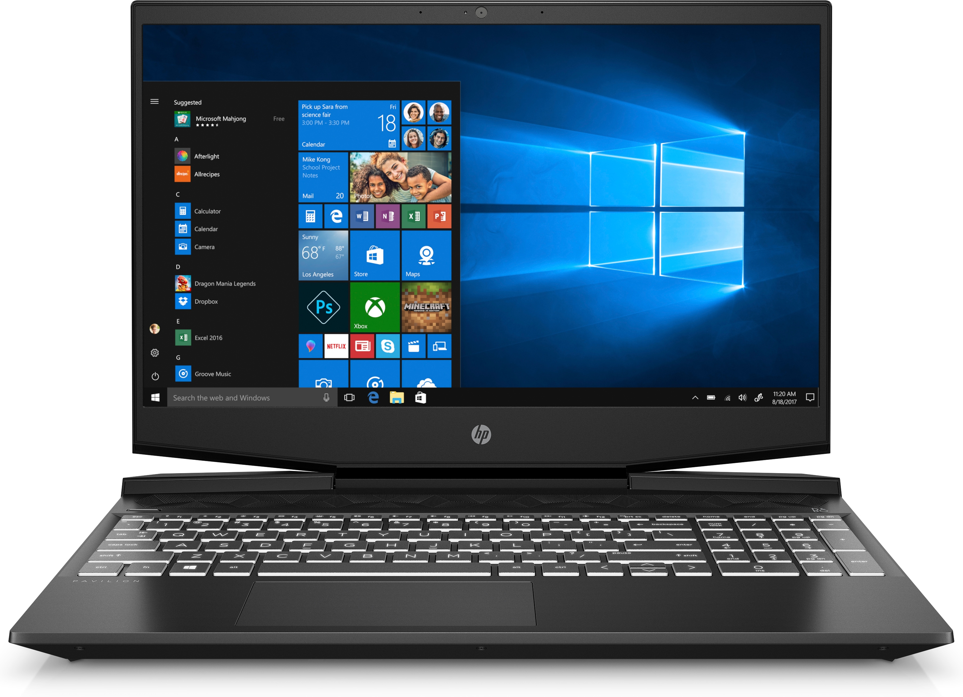 HP 9EZ05EA Pavilion 15.6" i7-9750H 8GB 256GB SSD Win10 Gaming Laptop Siyah