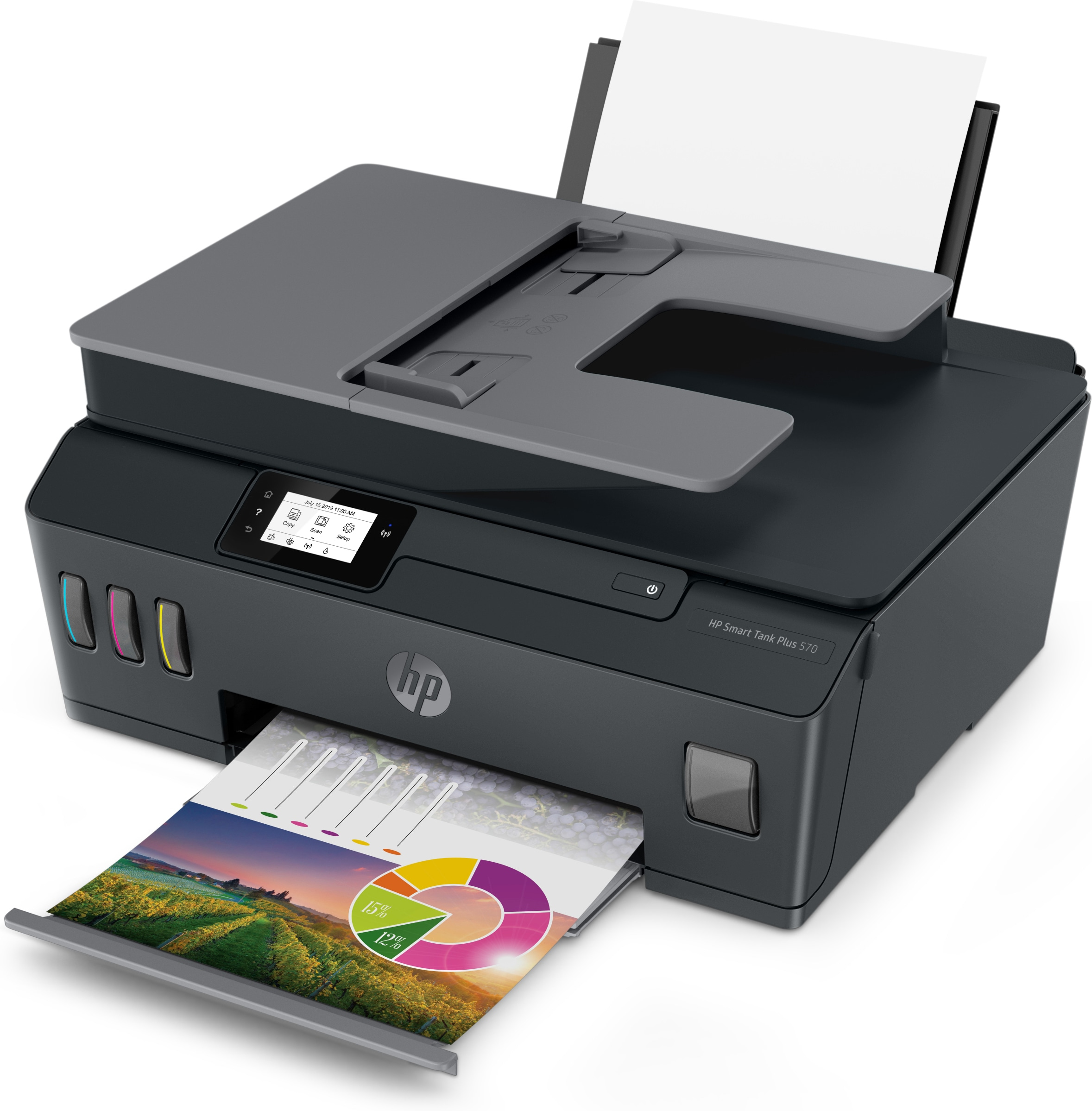HP Imprimante multifonction Smart Tank Plus 570 (5HX14A) Imprimante multifonction