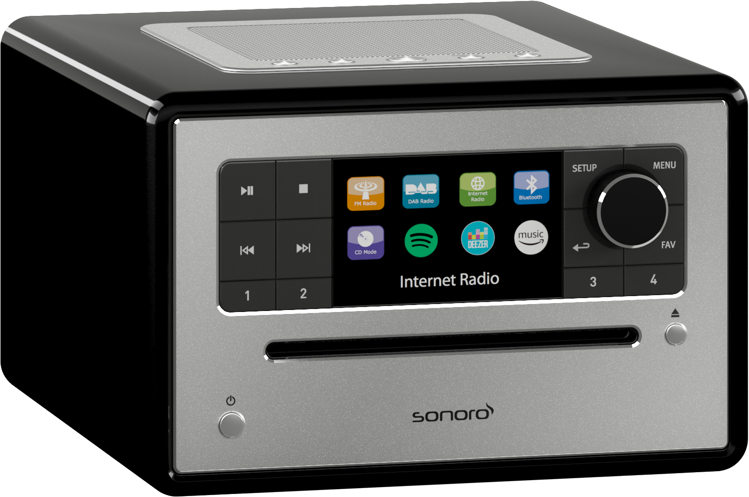 SONORO Elite Kompaktanlage (Schwarz)