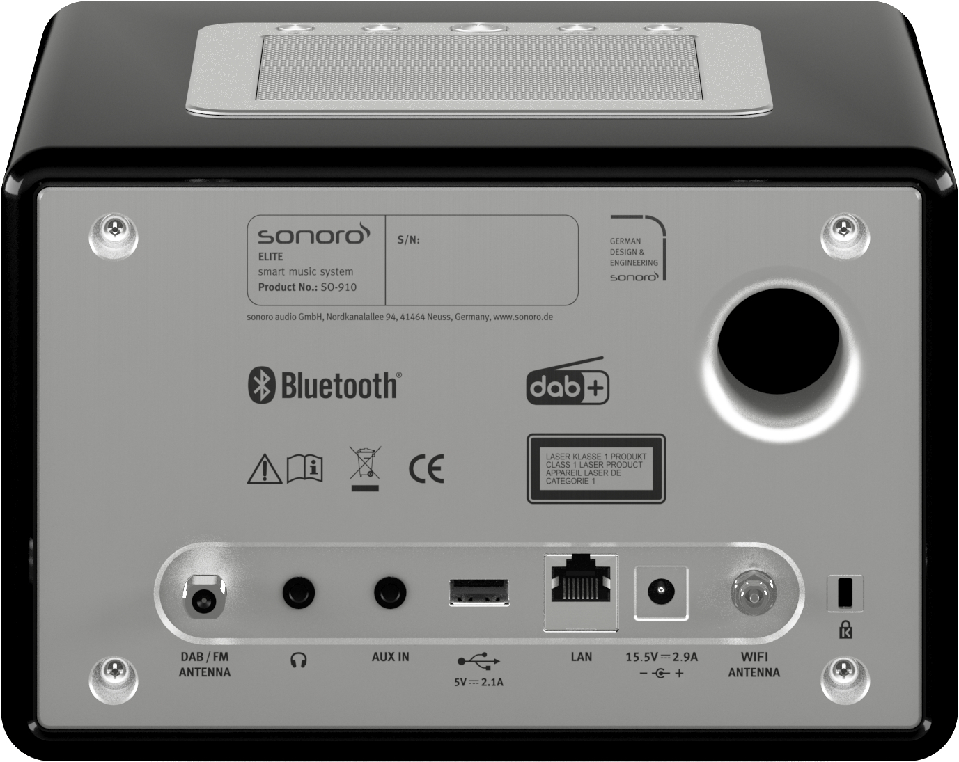 SONORO Elite Kompaktanlage (Schwarz)
