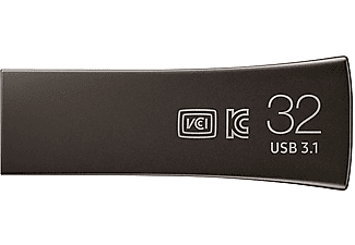 Memoria USB 32 GB - Samsung MUF-32BE4, APC Bar Plus, USB 3.1 Gen 1, 200 MB/s lectura, Gris 
