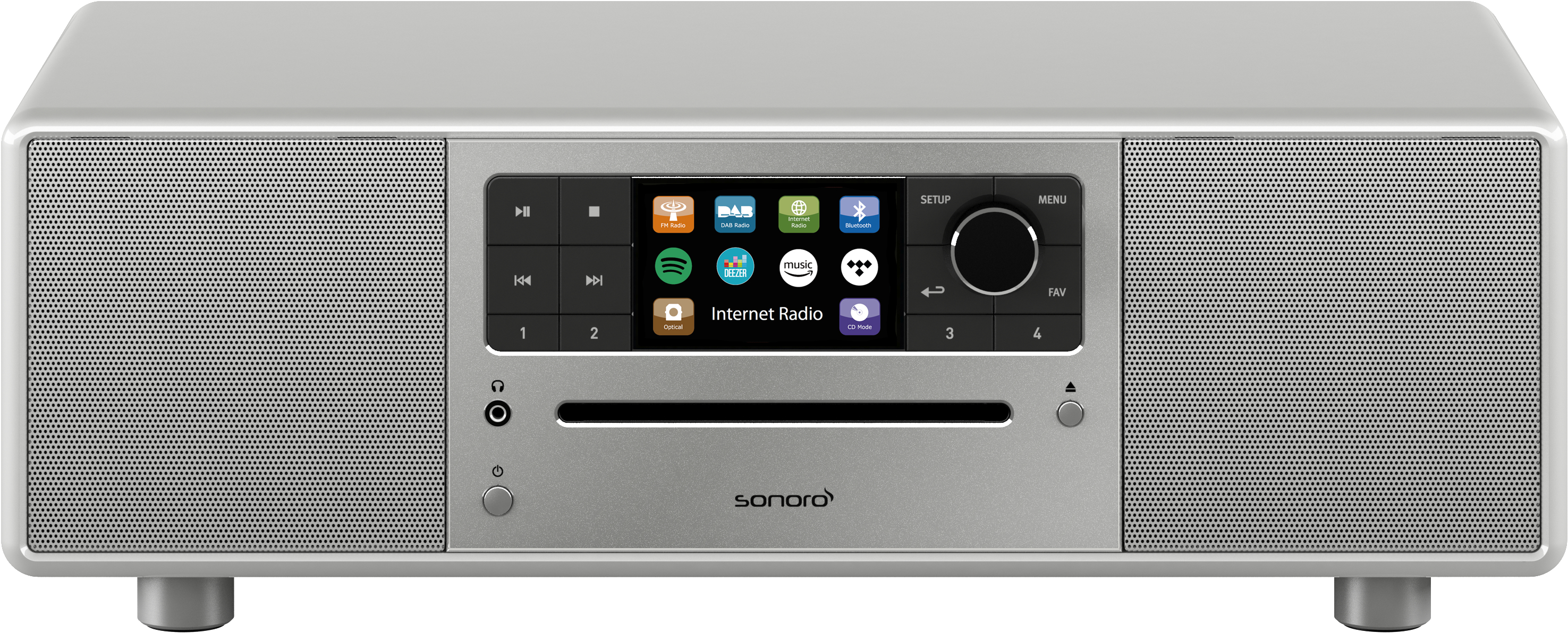 SONORO Prestige Kompaktanlage (Silber)