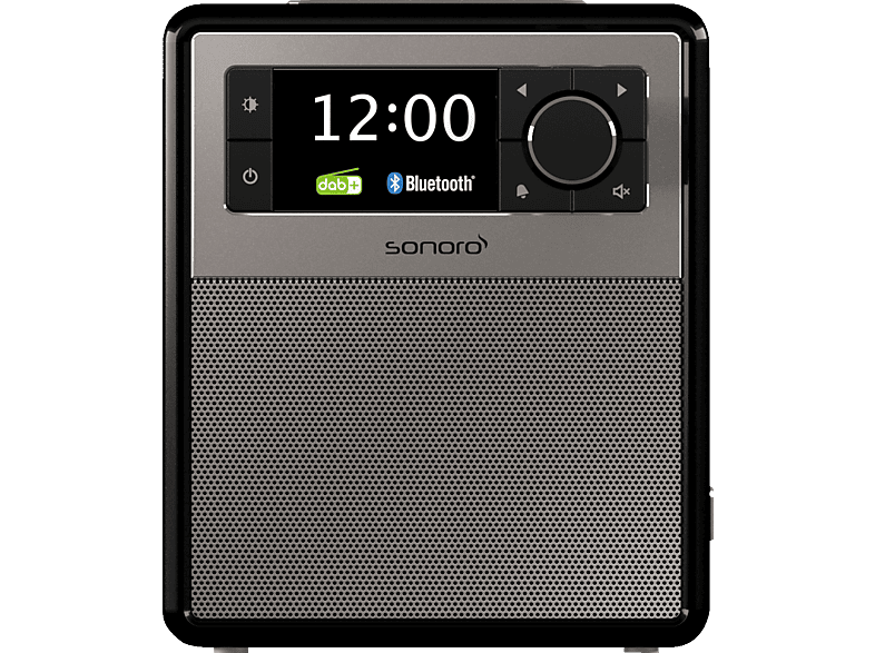 SONORO Easy DAB+ Radio, FM, DAB+, DAB, Bluetooth, Schwarz