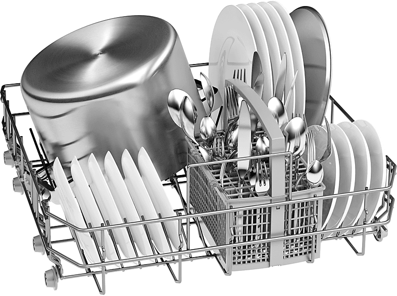 Lavavajillas - Balay 3VS506BP, 12 servicios, 5 programas, 60 cm, Motor Extra Silencio, Rackmatic 3 niveles, Blanco – imagen 2