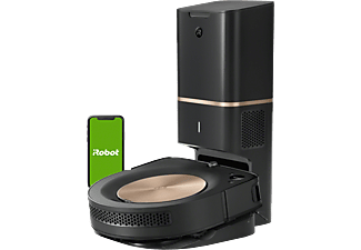 IROBOT Roomba s9+ - Aspirateur robot (Noir/Or)