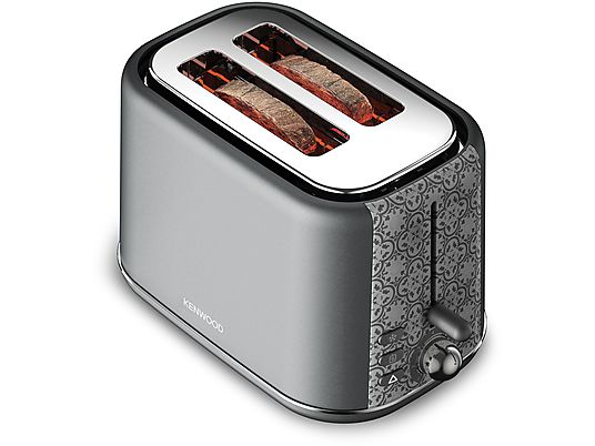 KENWOOD 2-Schlitz Toaster - The Abbey Collection, TCP05.A0GY, Grau Toaster (Grau, 0 Watt, Schlitze: 2)
