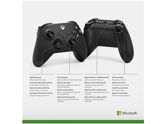 MICROSOFT Manette sans fil Xbox Series Black Carbon (QAT-00002)