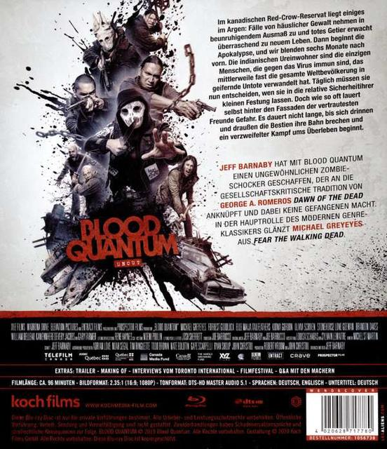 Blood Quantum Blu-ray