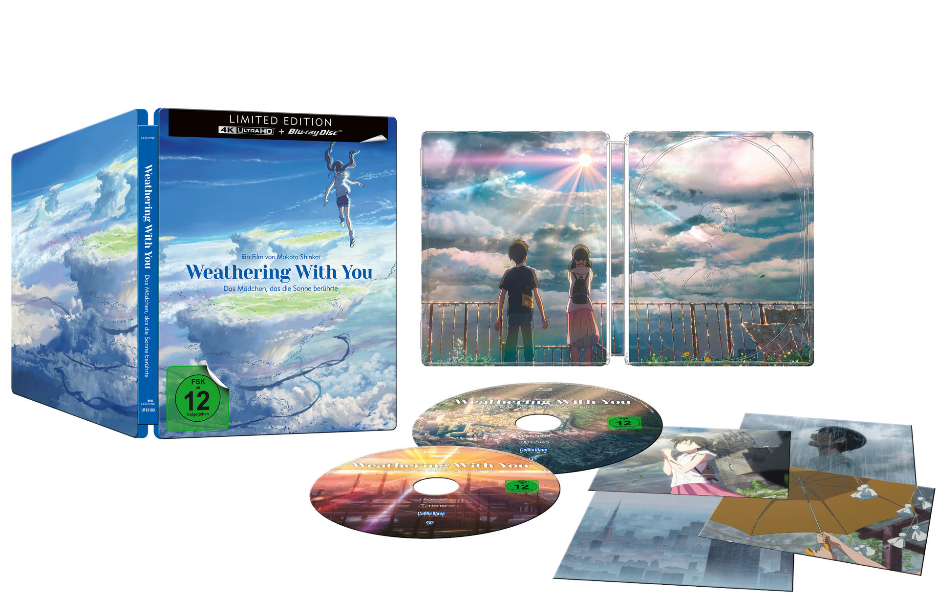 Weathering With You - Das Mädchen, das die Sonne berührte 4K Ultra HD Blu-ray + Blu-ray