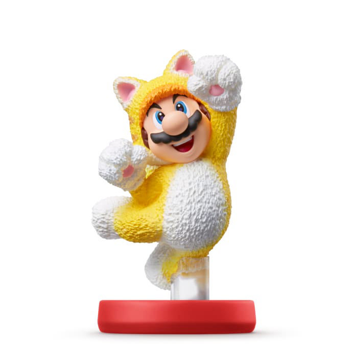 AMIIBO Doppelpack Katzen-Mario und Katzen-Peach Amiibo-Figur