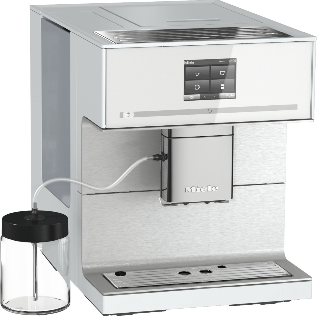 MIELE CM 7350 Kaffeevollautomat Brillantweiß