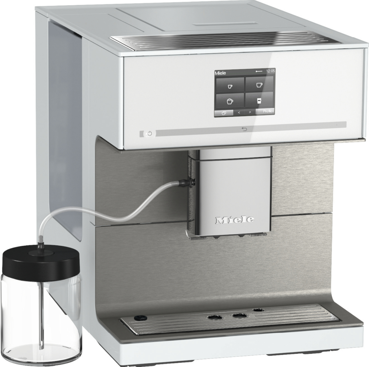 MIELE CM 7550 Kaffeevollautomat Brillantweiß
