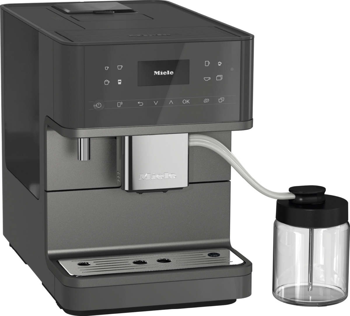 MIELE CM 6560 MilkPerfection Kaffeevollautomat Graphitgrau PearlFinish