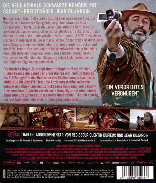 Rückseite einer DVD-Hülle für einen deutschen Film mit Text, Bildern und einer Bewertung.