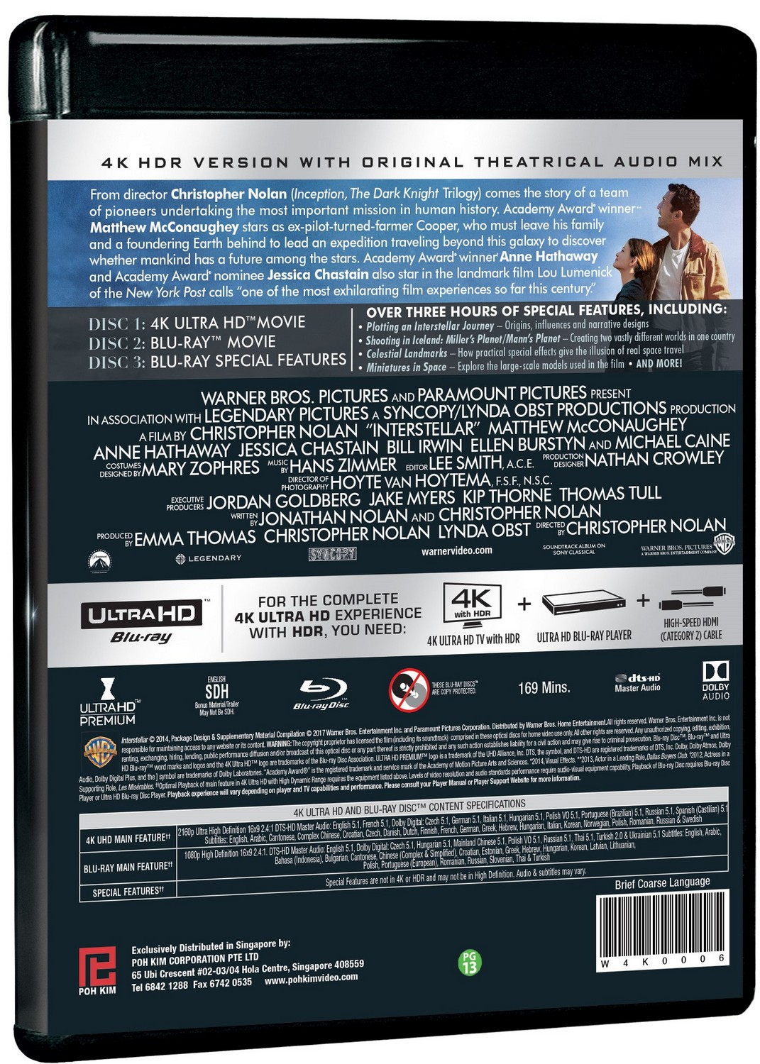 Interstellar - UHD 4K + Blu-ray