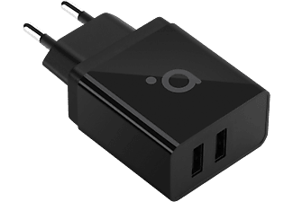 ACME CH204 2-portos USB fali töltő, 2.4A fekete