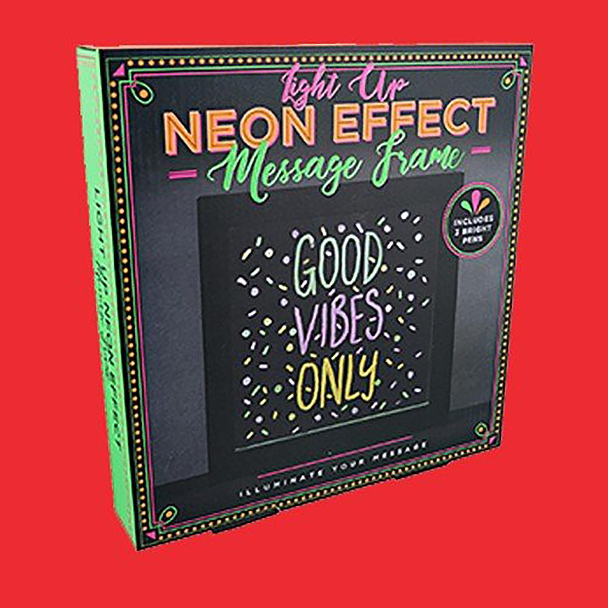 FIZZ CREATIONS Neon Effect Light Up Message Frame Merchandise
