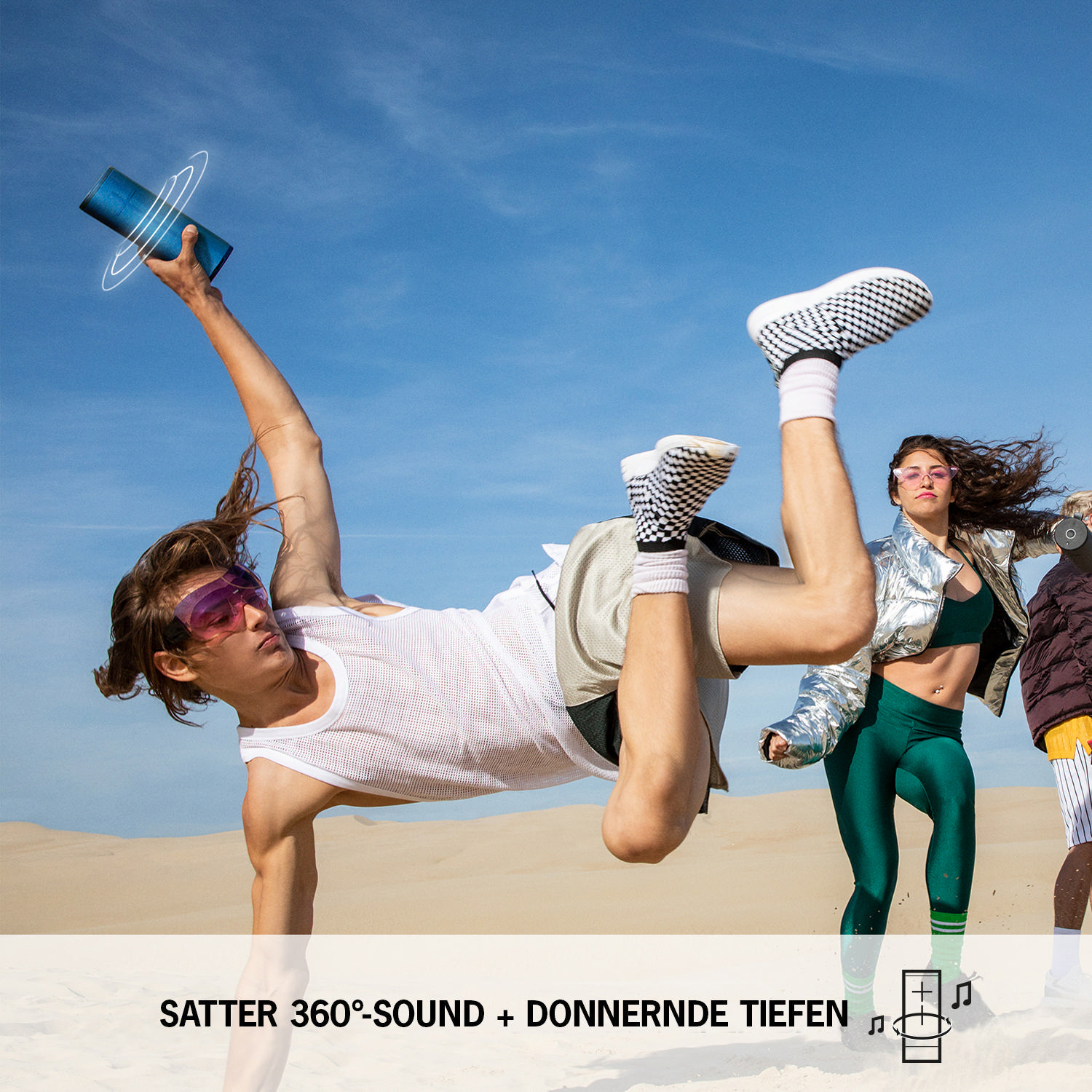 ULTIMATE EARS Boom 3 Bluetooth Lautsprecher, Unicorn, Wasserfest