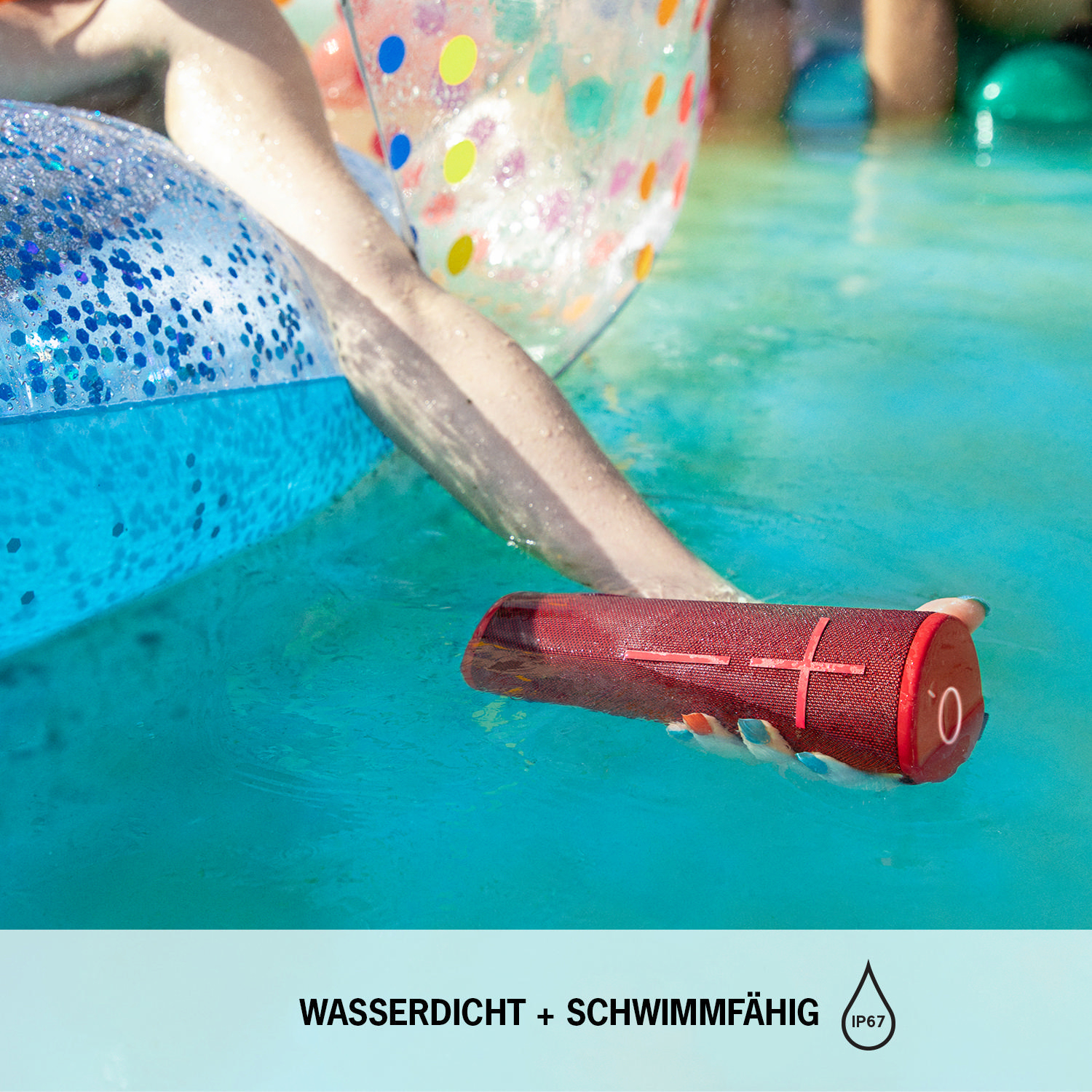 ULTIMATE EARS Boom 3 Bluetooth Lautsprecher, Unicorn, Wasserfest