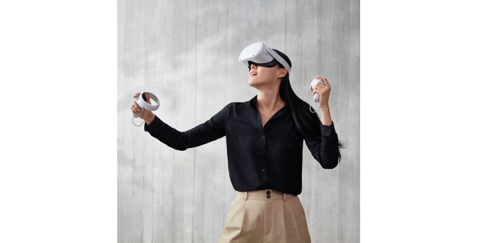 Gafas de realidad virtual - Oculus Quest 2, 256 GB, Vídeo 360º, Blanco
