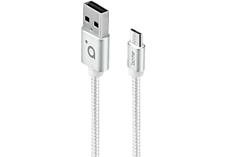 ACME CB2011S Micro USB kábel,1 méter, ezüst
