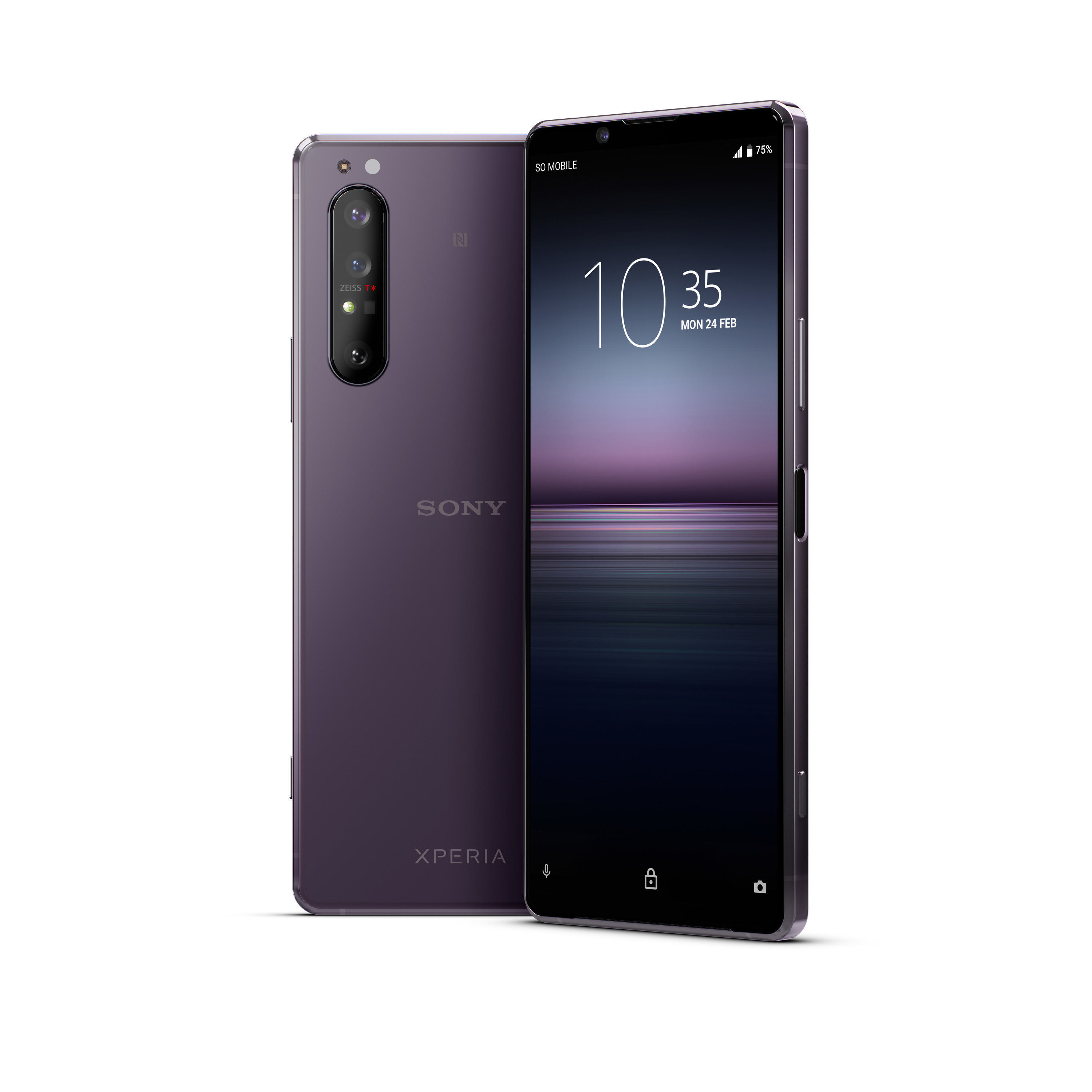 SONY Xperia 1 II 5G 21:9 Display 256 GB Purple