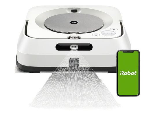 IROBOT Braava jet™ m6 - Robot lavapavimenti (Bianco)