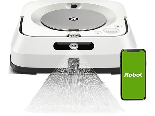 IROBOT Braava jet™ m6 - Robot laveur de sols (Blanc)