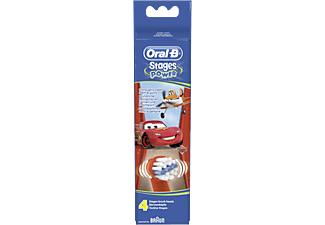 ORAL-B Stages Power 4 - Brossettes enfichables (Multicolore)