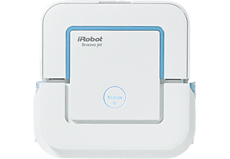 IROBOT iRobot Braava jet™ 240 - Piano lavaggio Robot - Fino a 20 m2 in modalità umido - Bianco - Robot di pulitura a umido (Biancho/Blu)