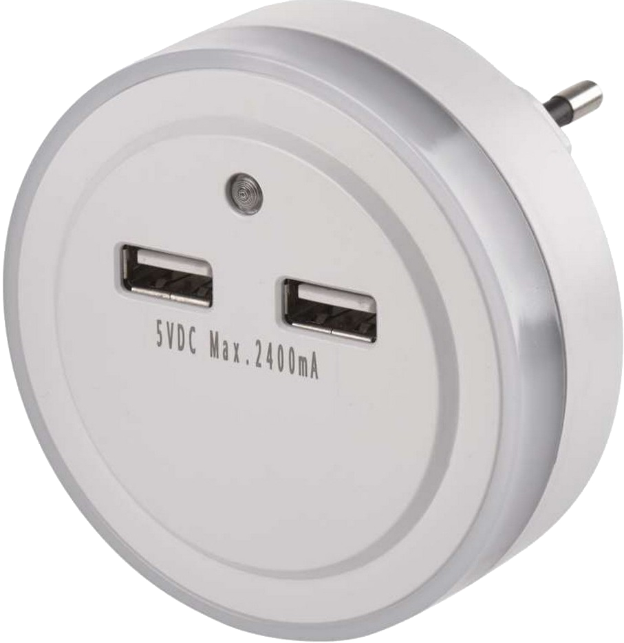 EMOS LED éjjeli fény + 2x USB, 4lm (P3313)